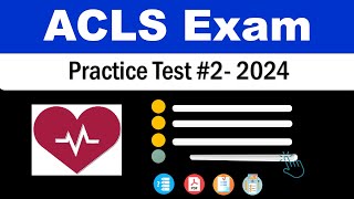 ACLS Practice Test 2024 Part 2 20 Questions Answers AHA Advanced Cardiovascular Life Support [upl. by Akienom540]