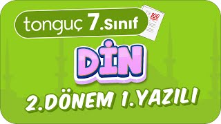 7Sınıf Din 2Dönem 1Yazılıya Hazırlık 📑 2024 [upl. by Hgeilhsa]