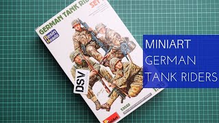 Miniart 135 German Tank Riders Set 1 53022 Review [upl. by Catherin]