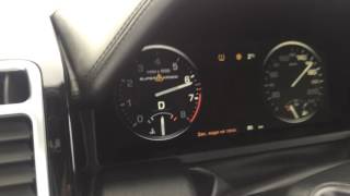 Range Rover 50 supercharged acceleration 0  235 kmh [upl. by Nerrat]