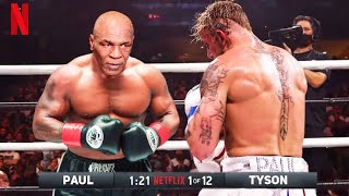 Jake Paul vs Mike Tyson Epic Knockout Highlights from Their 2024 Showdown [upl. by Esnofla]