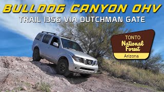 Trail 1356  Bulldog Canyon OHV  Tonto National Forest  4K [upl. by Moina]