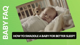 How to swaddle a baby for better sleep [upl. by Saberhagen122]