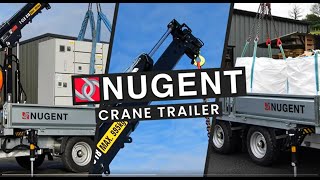 Nugent Crane Trailer by AnhaengerHoffmannde  Gindorf [upl. by Niall209]