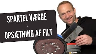 Spartel vægge amp opsætning af filt  S1E22  Gør det selv  Sommerhus  Bejder Bygger [upl. by Nixon]