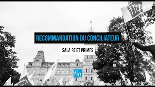 Recommandation du conciliateur  Salaire et primes [upl. by Dixil69]