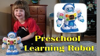 ⭐PRESCHOOL LEARNING ROBOT HAPPKID Robotic Teacher Little Learner 💚 English Spanish Review 👈 [upl. by Olbap]