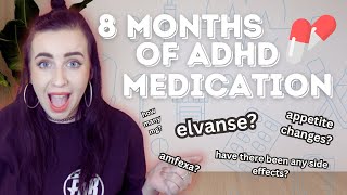 my ADHD medication  8 month elvanse and amfexa effects symptoms experience [upl. by Stirling141]