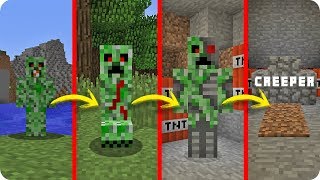 CREEPEREXE VS LA VIDA EN MINECRAFT  SI EL CICLO DE VIDA EXISTIESE EN MINECRAFT [upl. by Gustie631]