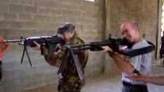 M60 vs SAW 240 AIRSOFT guns [upl. by Celtic]