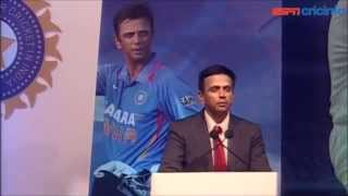 Rahul Dravid felicitation speech  ESPNcricinfo [upl. by Enytsirk828]