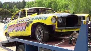 Ringwood Raceway  All Jaguar National Bangers 2017 [upl. by Enylodnewg]