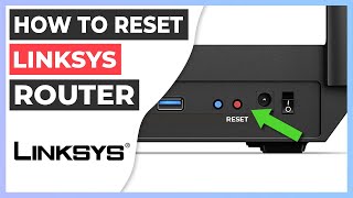 🔁 How to Reset LINKSYS router to factory settings [upl. by Suolevram856]