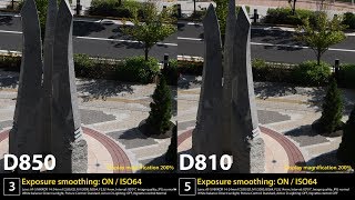 Comparison of image quality Nikon D850 and D810 [upl. by Urita]