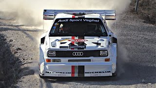 Audi quattro S1 E2 Pikes Peak by Audi Sport Veghel  600HP 5Zylinder Monster Amazing Sound [upl. by Stucker]