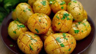 Ein einfaches und köstliches Rezept für Ofenkartoffeln mit Knoblauchbutter [upl. by Ramad510]