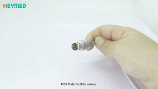 Patient monitor DB9 SpO2 sensor to Lemo SelfLocking Connector Cable [upl. by Ecidnak]