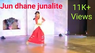 Jun dhone junalite Original Deepali Borthakur perform by Tanmana Subhasini Lekharu ft Papori Sharma [upl. by Eirena]