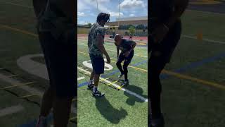 Never practice bad habits WideReceiver Football AgilityLadder AgilityDrills Footwork NFL [upl. by Phyl]