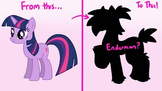 Turning Minecraft Mobs into MLP Designs [upl. by Anoyek]