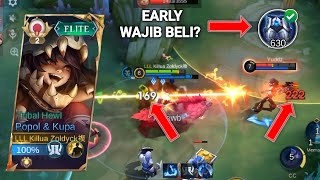 EARLY WAJIB BELI STEEL LEGPLATES AUTO NO DAMAGE CLINT TIPS POPOL AND KUPA BROKEN Mobile legends [upl. by Honor]