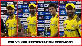 IPL 2024 Award Ceremony  CSK Vs KKR Presentation Ceremony  CSK Vs KKR Post Match Presentation [upl. by Leiru]