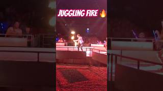 Circus Fire Juggling shorts fire juggling circus performance [upl. by Edelstein430]