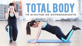 TOTAL BODY TONIFICA TU CUERPO  Ideal para principiantes 14 minutos [upl. by Derrick]