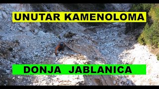 Kamenolom Donja Jablanica Detaljan snimak u niskom letu 4K dron [upl. by Lynd]