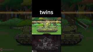 Twins then and now who is best homeanimations tanks мультикипротанки morokking1 morokking2 [upl. by Eudo]