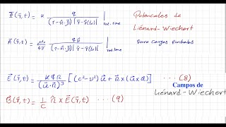 Potenciales de Liernard Wiechert [upl. by Twedy]