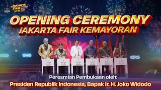 OPENING CEREMONY JAKARTA FAIR 2024 [upl. by Eciryt]