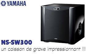 YAMAHA NSSW300 caisson de basse impressionnant [upl. by Norabel]