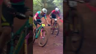 🔙 to Araxá 🇧🇷 and this thrilling finish in the Men Elite XCO race 😱 MountainBike MTB XCO [upl. by Adalia]