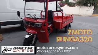 MOTOCARRO ZMOTO RUNGA 320cc 1TON motocarrosymascom [upl. by Oicirbaf219]