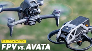 DJI Avata vs DJI FPV Drone  Is It an Upgrade [upl. by Sekoorb]