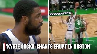 KYRIE SUCKS chants ERUPT IN BOSTON within the first five minutes of Game 5 😳  2024 NBA Finals [upl. by Allanson]