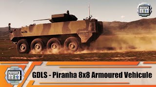 Piranha GDELS 8x8 wheeled armored combat vehicles APC IFV technical review analysis General Dynamics [upl. by Alleacim769]