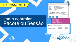 Simples Agenda  Como Controlar Pacote ou Sessão [upl. by Yruy211]