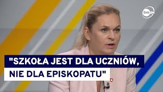 Nowacka skończyły się czasy że to biskupi pisali prawo TVN24 [upl. by Ahsiatal]