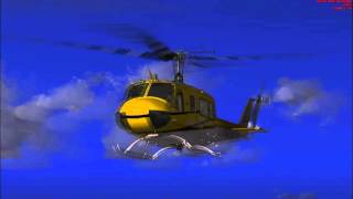 Aerosoft Huey X with real sounds Gamerlator [upl. by Oelc]