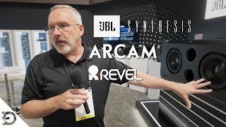 Harman Booth Tour  JBL MA Series  JBL Synthesis  ARCAM  cedia [upl. by Lietman819]