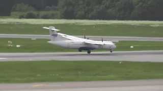 ATR72 InterSky DANFC landing amp take off [upl. by Marline484]