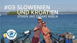 3 Auf dem ParenzanaRadweg durch Istrien und InselHopping vor Zadar I Slowenien amp Kroatien [upl. by Myrwyn]