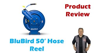 Product Review  BluBird 50 Air Hose Reel [upl. by Philipson]