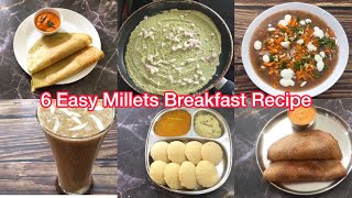 6 Full week Millet Recipes  Easy amp Healthy Millet Recipes  High protein  No Rice  Weightloss [upl. by Glanti]