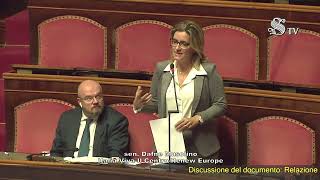 Senato intervento su Relazione intermedia Commissione Parlamentare di inchiesta condizioni lavoro [upl. by Zipah]