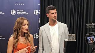 Novak i Jelena Djokovic o roditeljstvu i drugim problemima [upl. by Trixi]