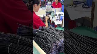 Twocore sheathed cable tail end stripping process [upl. by Rutger626]