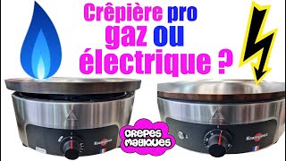 Crêpière pro gaz ou électrique [upl. by Colley]